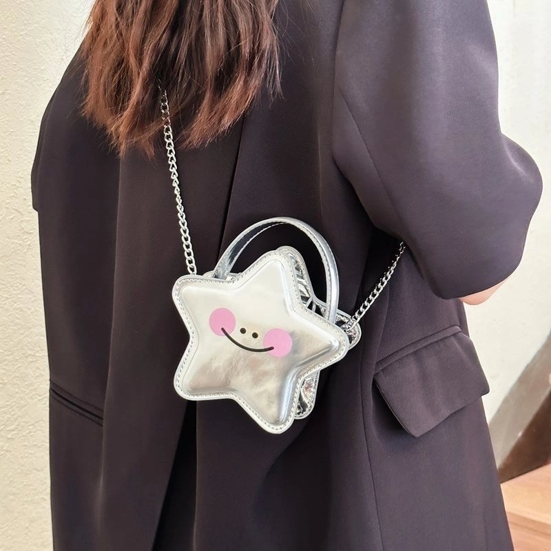 Women's Mini Pu Leather Solid Color Cute Magnetic Buckle Crossbody Bag