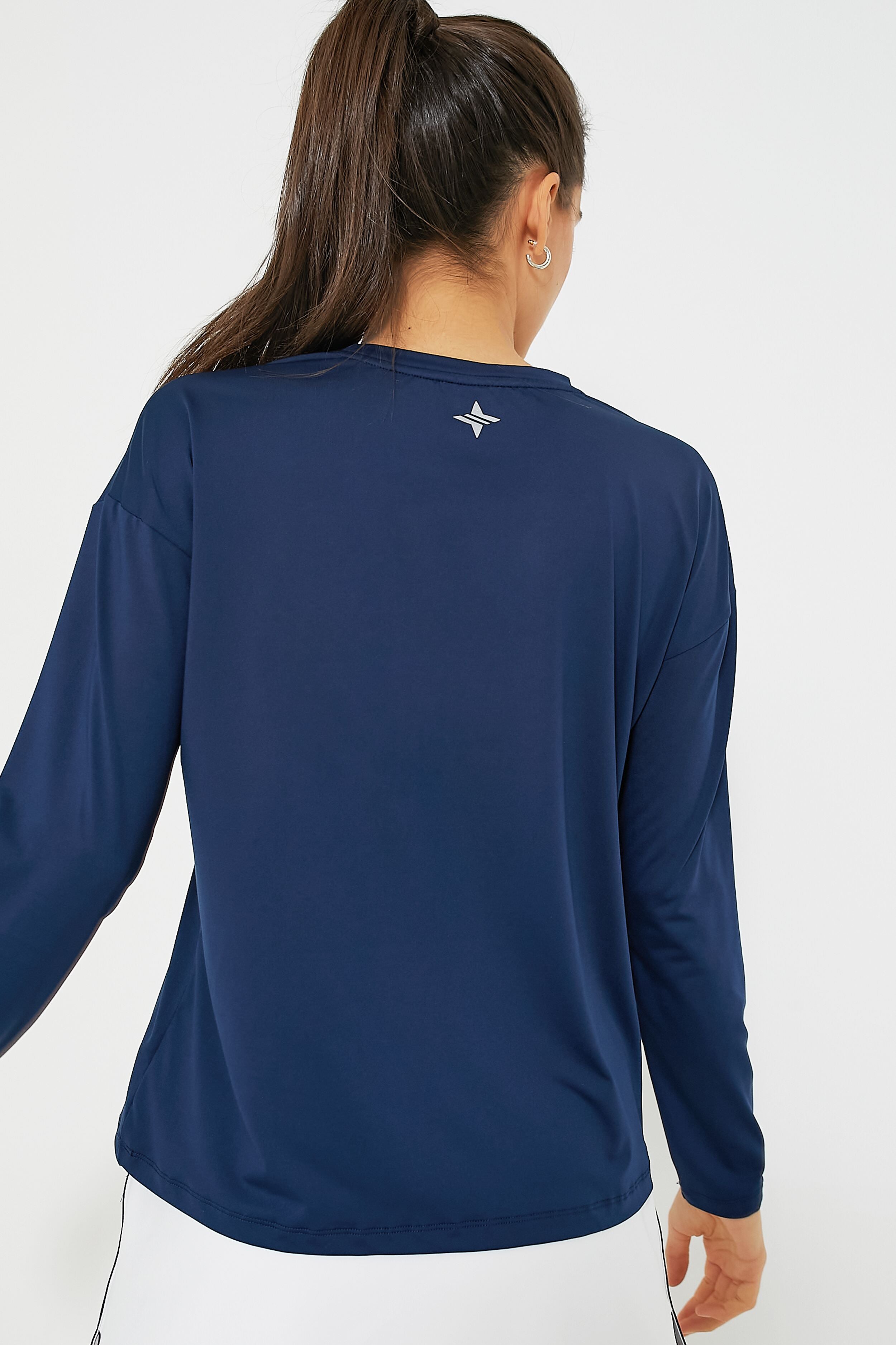 Navy Long Sleeve Ryan Boyfriend Tee