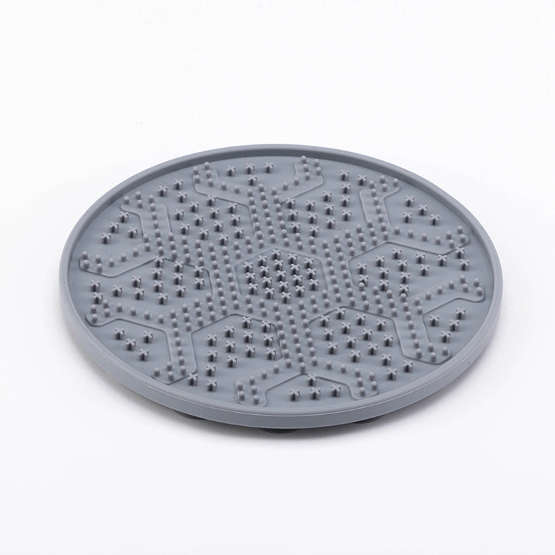 Elegant Minimalist Silica Gel Solid Color Pet Tableware
