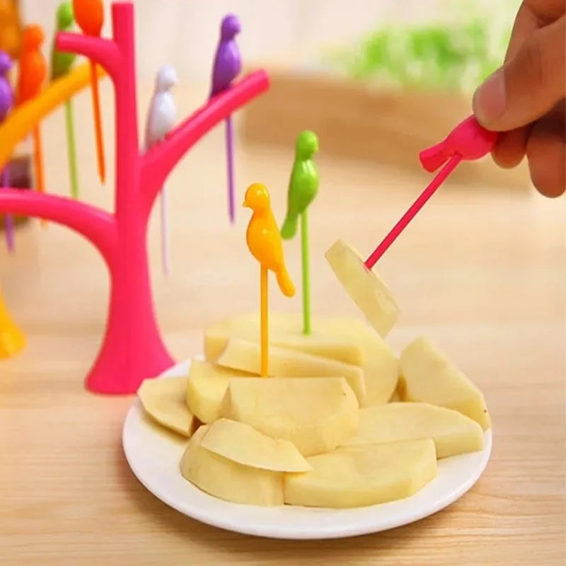 6 PIECES FRUITS FORK