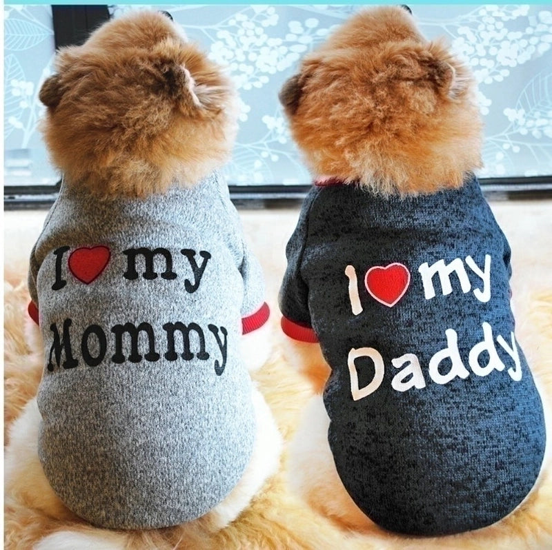 Pet Clothes Dog Clothes Spring And Autumn Thickened Jacket