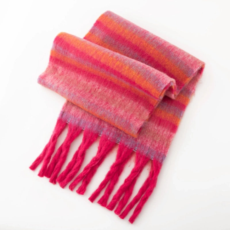 Women's Modern Style Classic Style Lattice Polyester Scarf