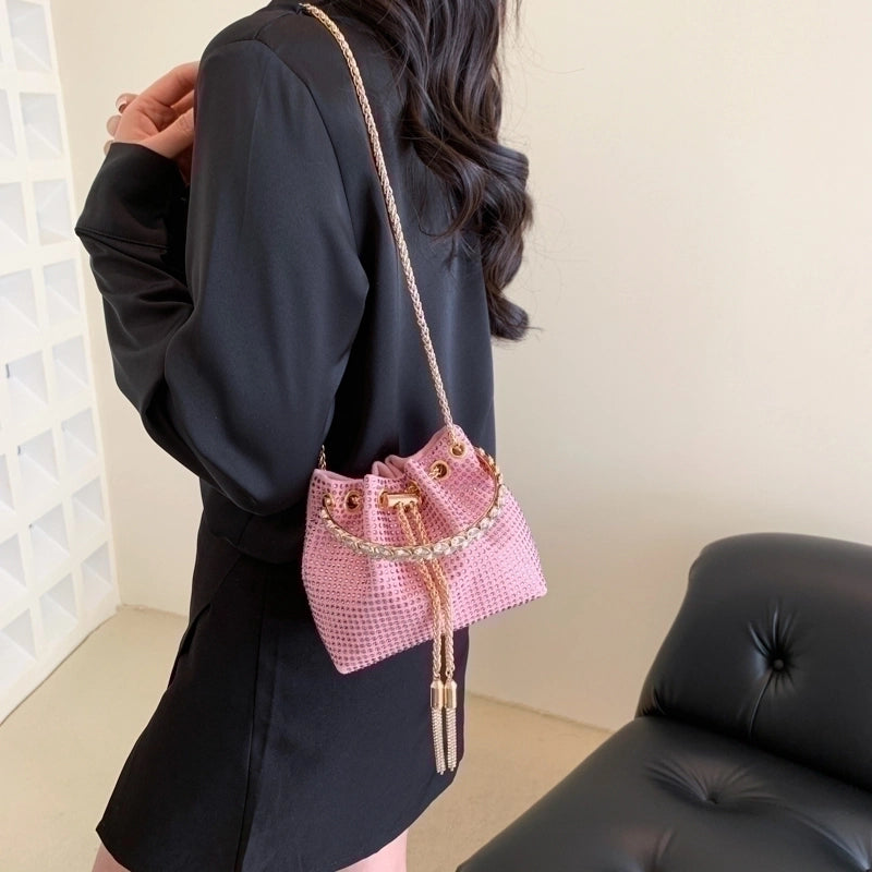 Women's All Seasons Rhinestone Classic Style Evening Bag