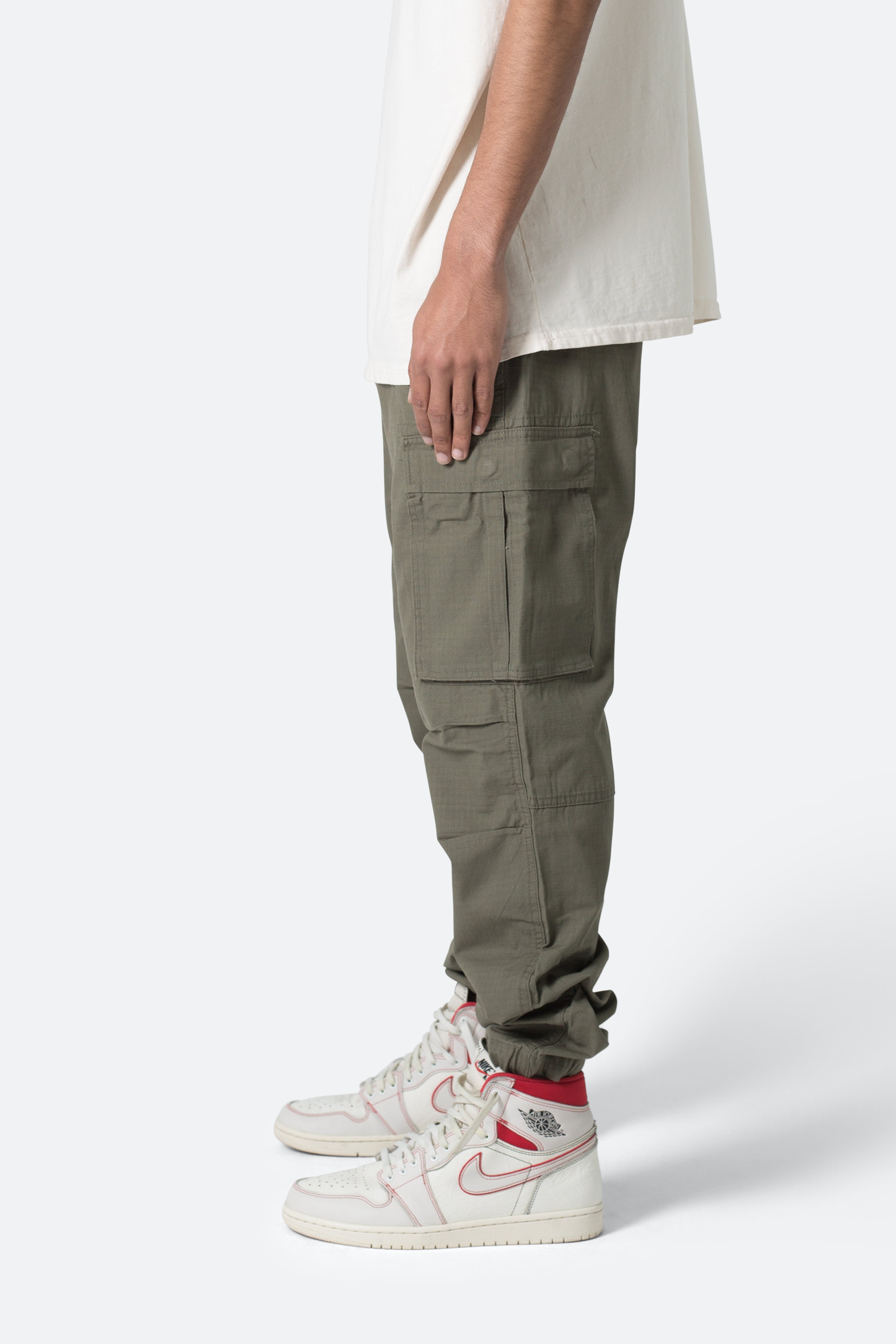 Vintage Cargo Pants - Olive