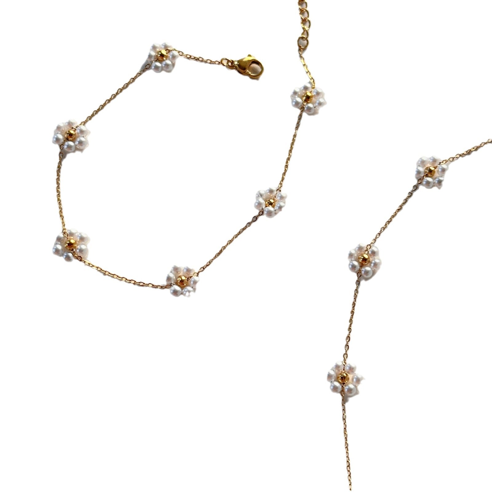 Flower Titanium Steel Necklaces
