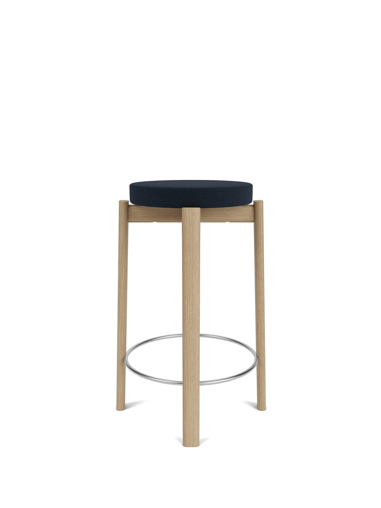 Passage Counter Stool. Upholstered Seat