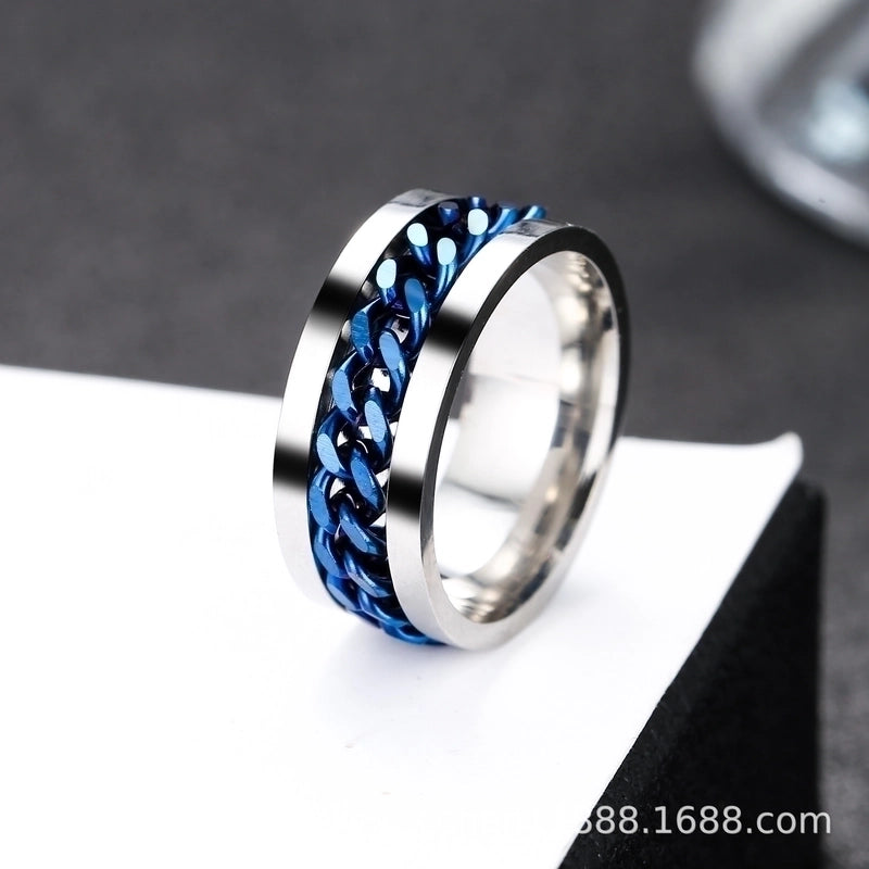 Minimalist Geometric Stainless Steel Rings