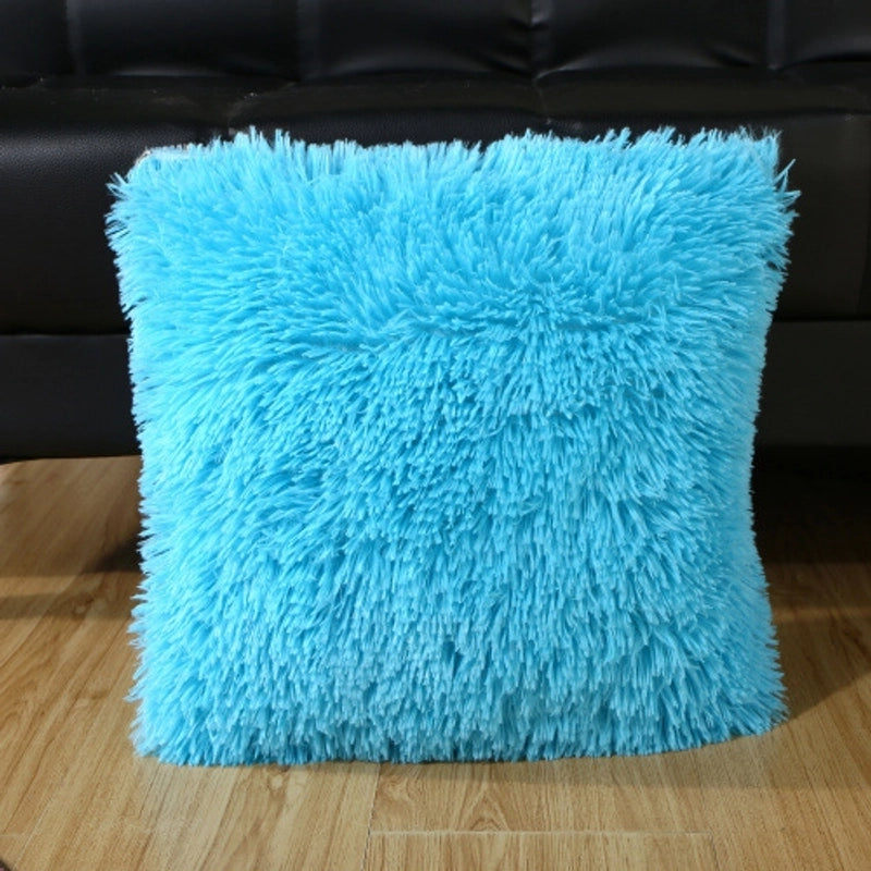 Fashion Solid Color Pv Velvet Throw Pillow Pillow Cases
