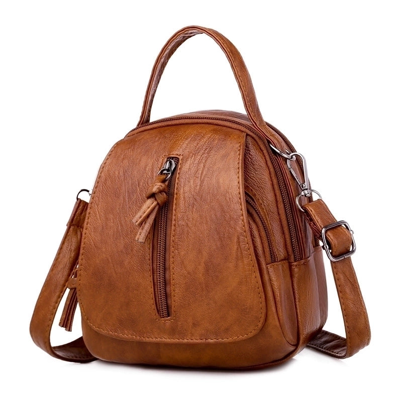 Bag Women's Messenger Bag Fashion New Mobile Phone Bag Soft Leather Texture Multi-compartment Shoulder Bag Coin Purse