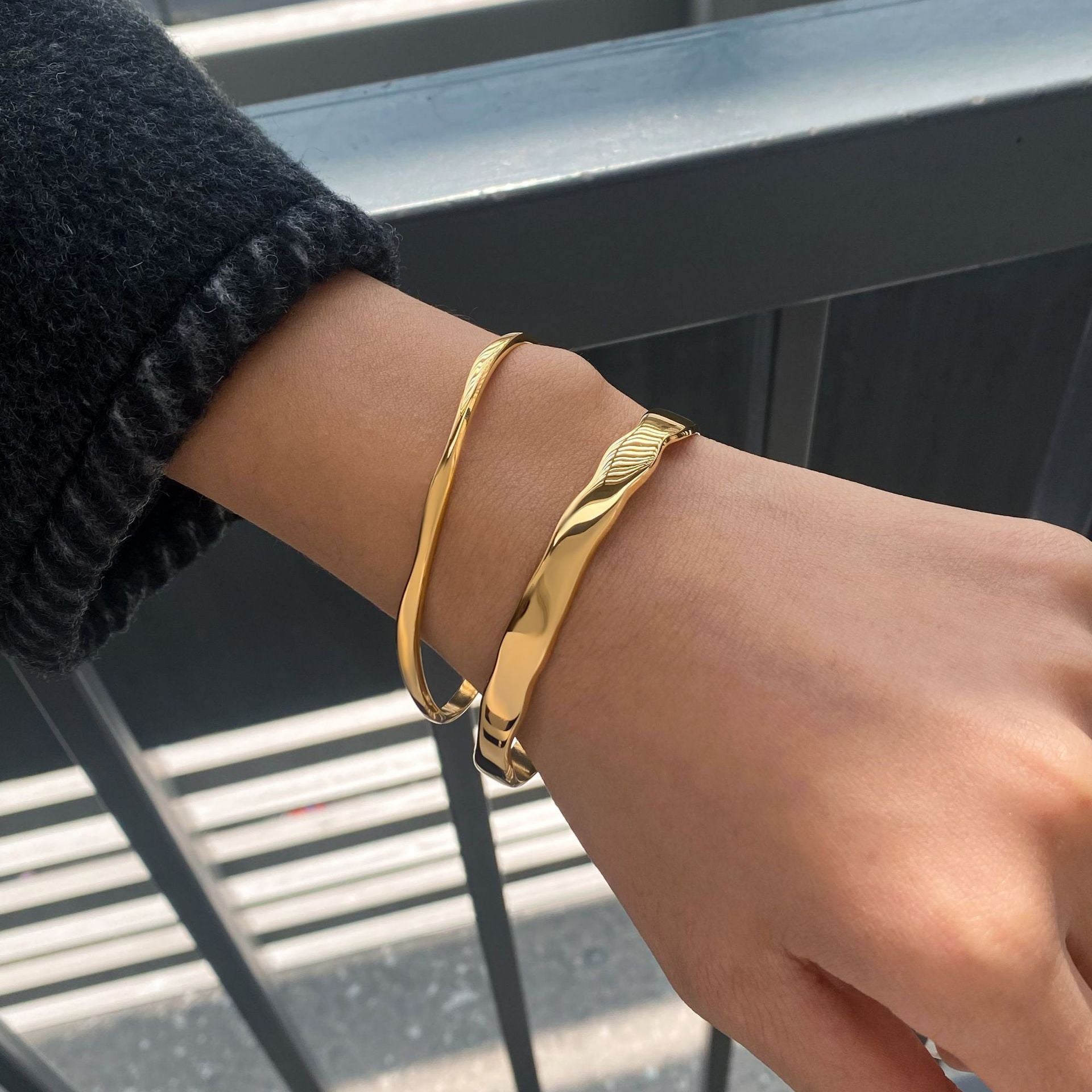 Jie Ding Titanium Steel Jewelry Bracelet Bracelet Stacking Hand Jewelry Stainless Steel Bracelet