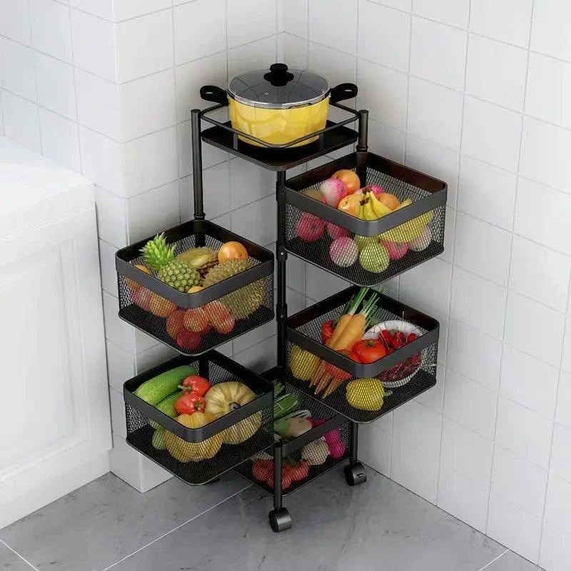 Premium Square Metal Trolley By MATRIX