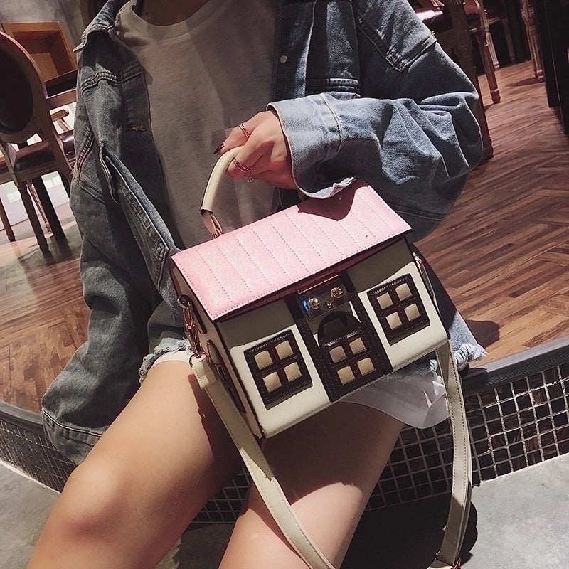 Medium Pu Leather Square Bag Shoulder Bags