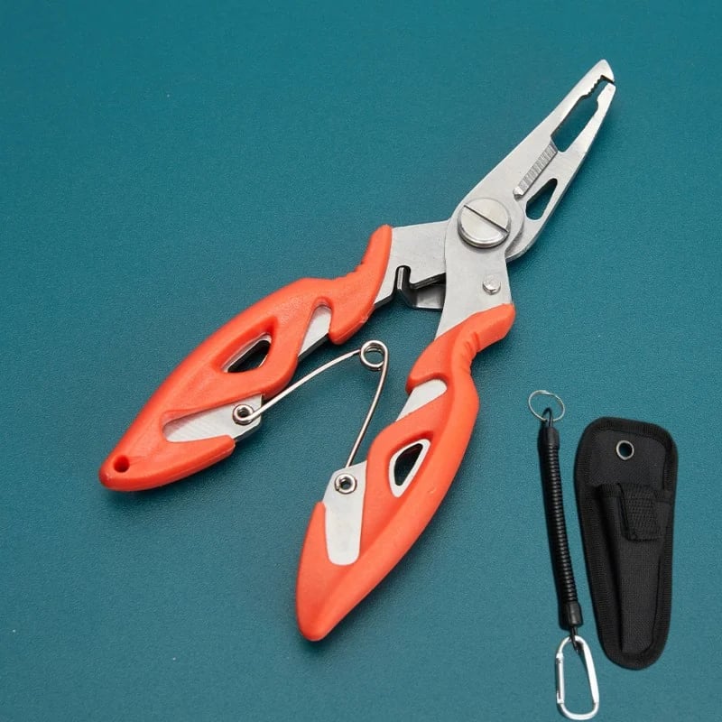 Multifunctional fishing pliers set(  Plier+Anti-drop cord+bag)