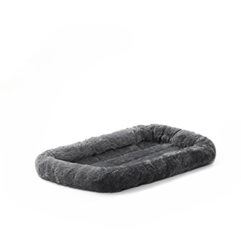 Comfortable Bolster Pet Bed for Dogs & Cats | Ultra soft Synthetic fur