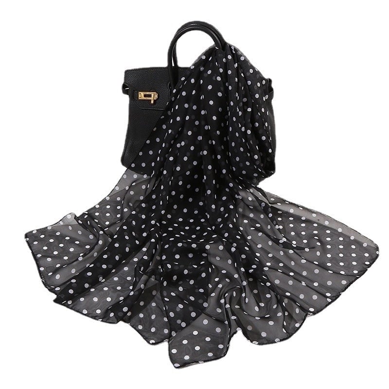 Sand Scarf Summer Small Scarf Dual-use Small Scarf Classic Leopard Chiffon Scarf Women Thin Shawl