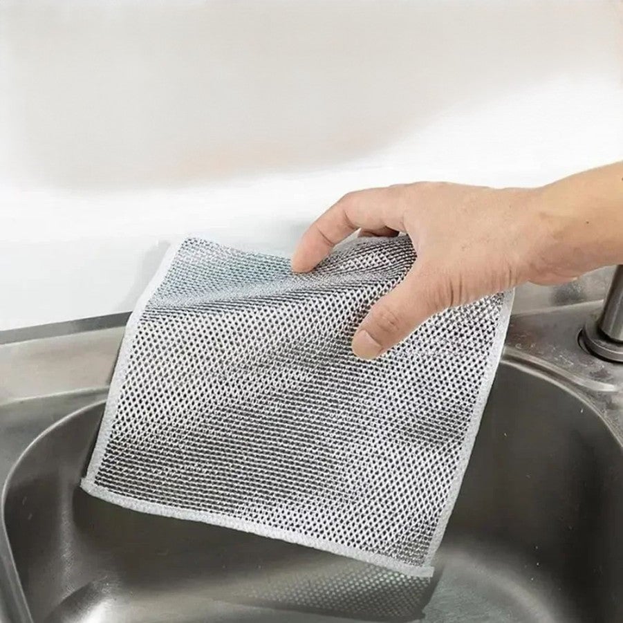 Pack Of 4 Multipurpose Wire Dishwashing Cloth