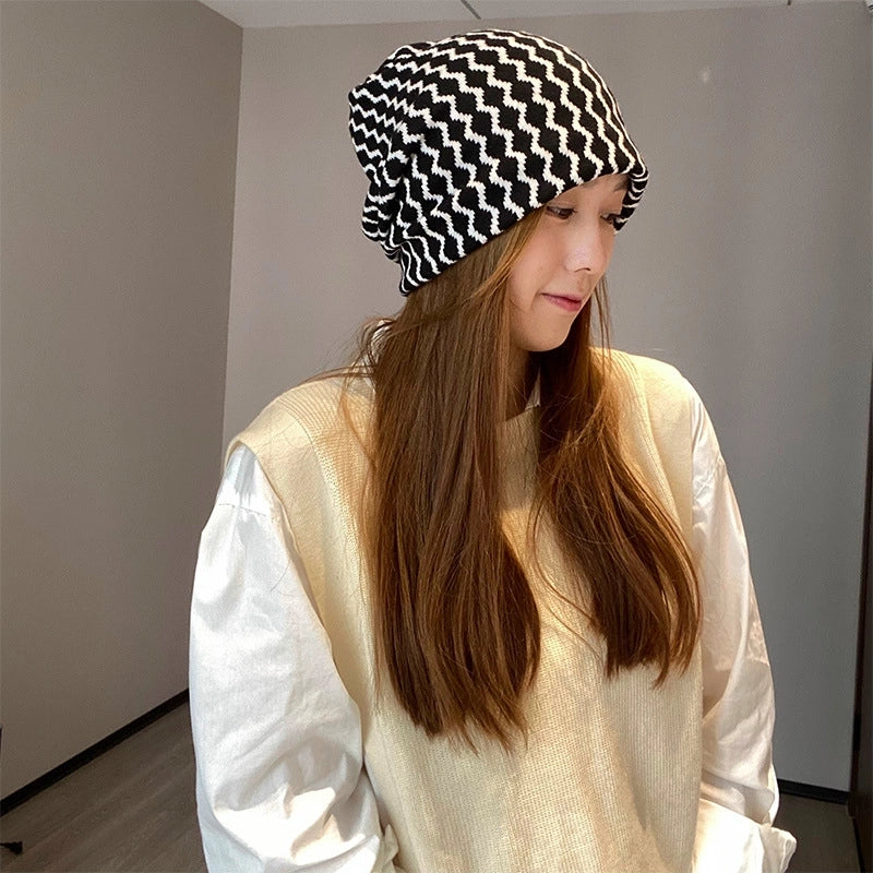 Unisex Minimalist Solid Color Polyester Crochet Lace Scarf Mask
