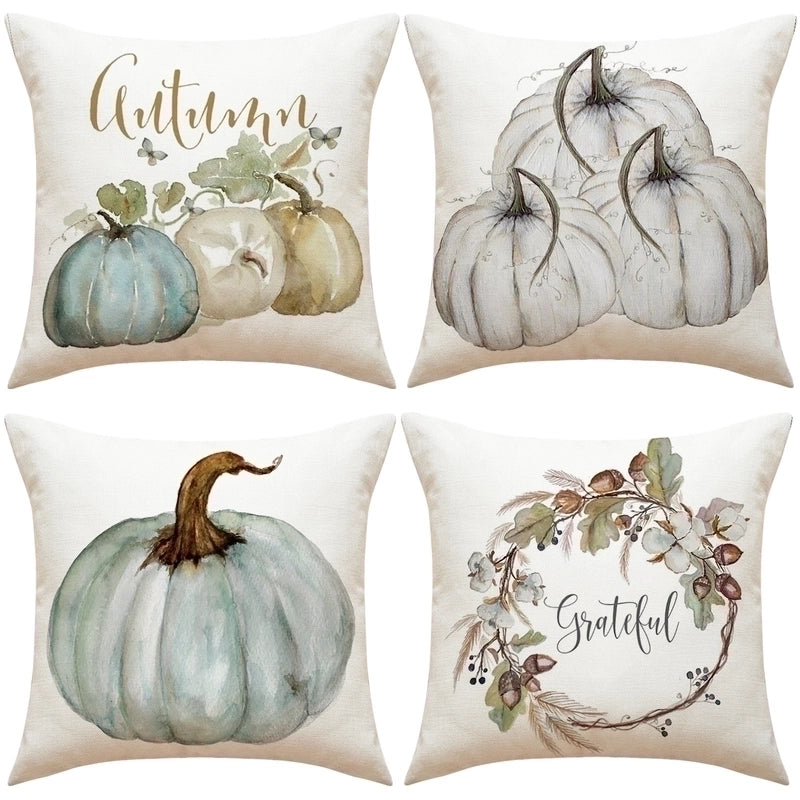 Pastoral Letter Linen Pillow Cases