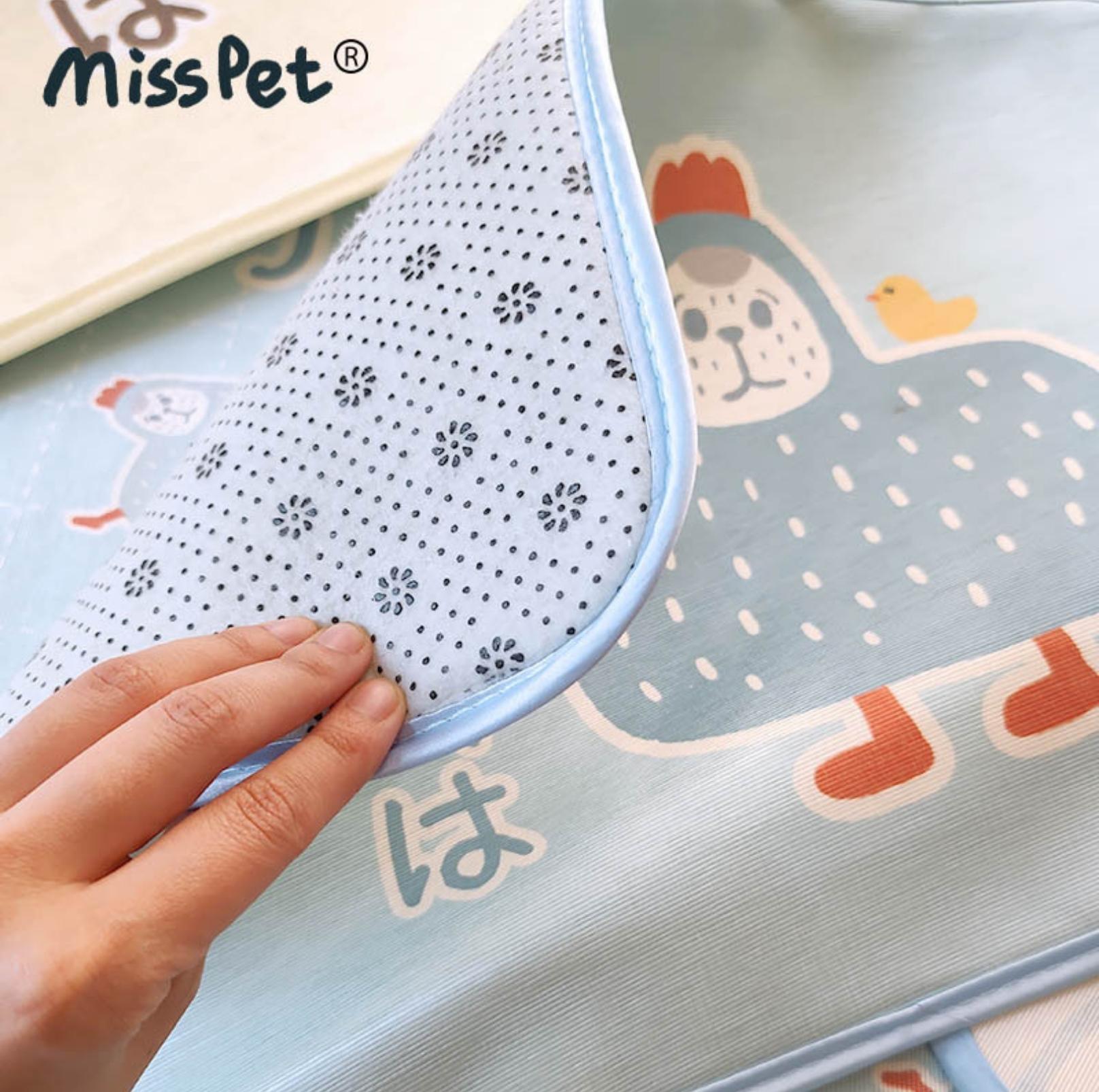 MissPet Summer Pet Sleeping Mat Made With Cool Feeling Silk Cat Bed Dog Bed