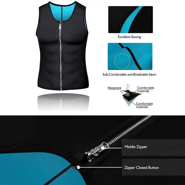 Men's Compress Zipper Vest