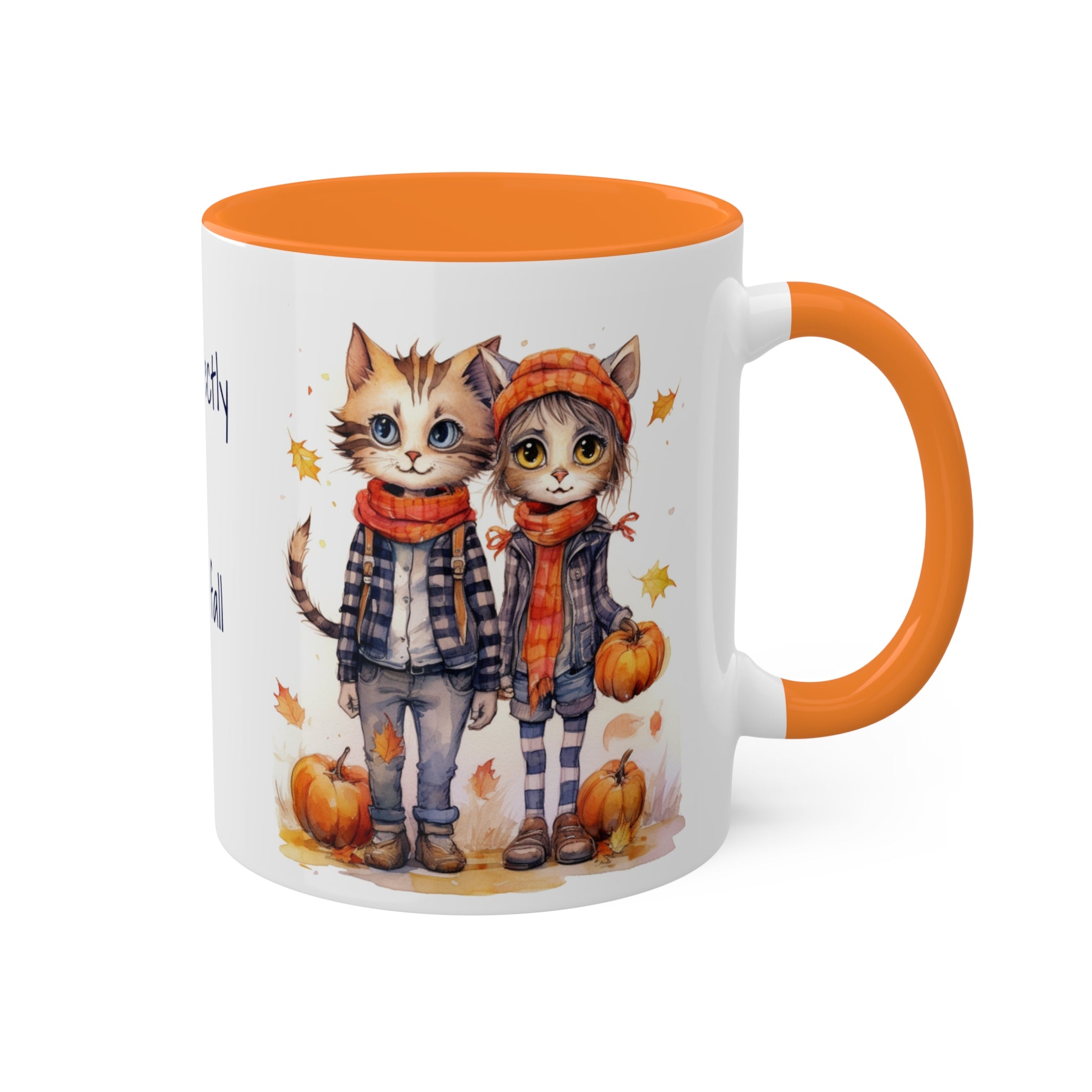 Kurt & Callie Cozy Fall Kitties Mug