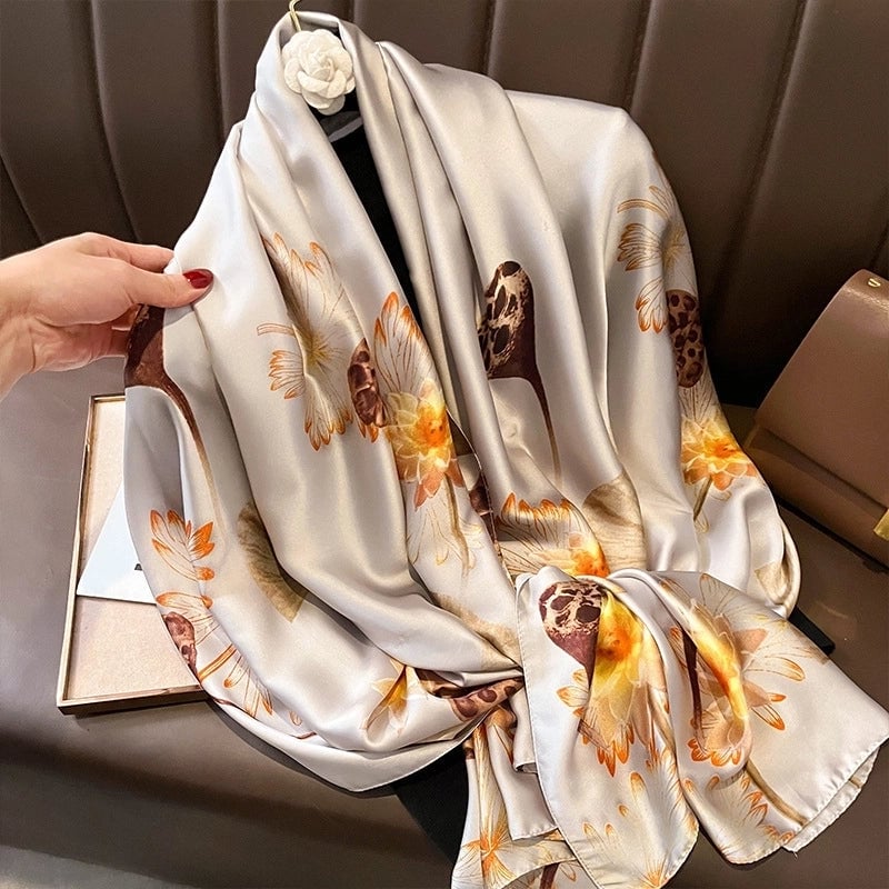 Fashion Silk Scarf (707 Main Color) Nhcj0164-707 Main Color