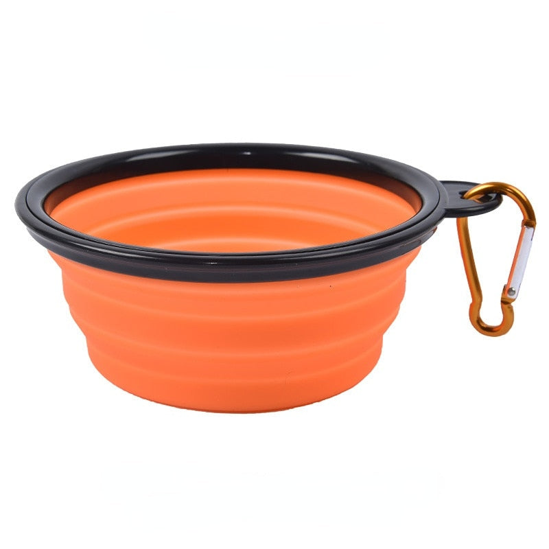 Collapsible Dog Folding Silicone Bowl