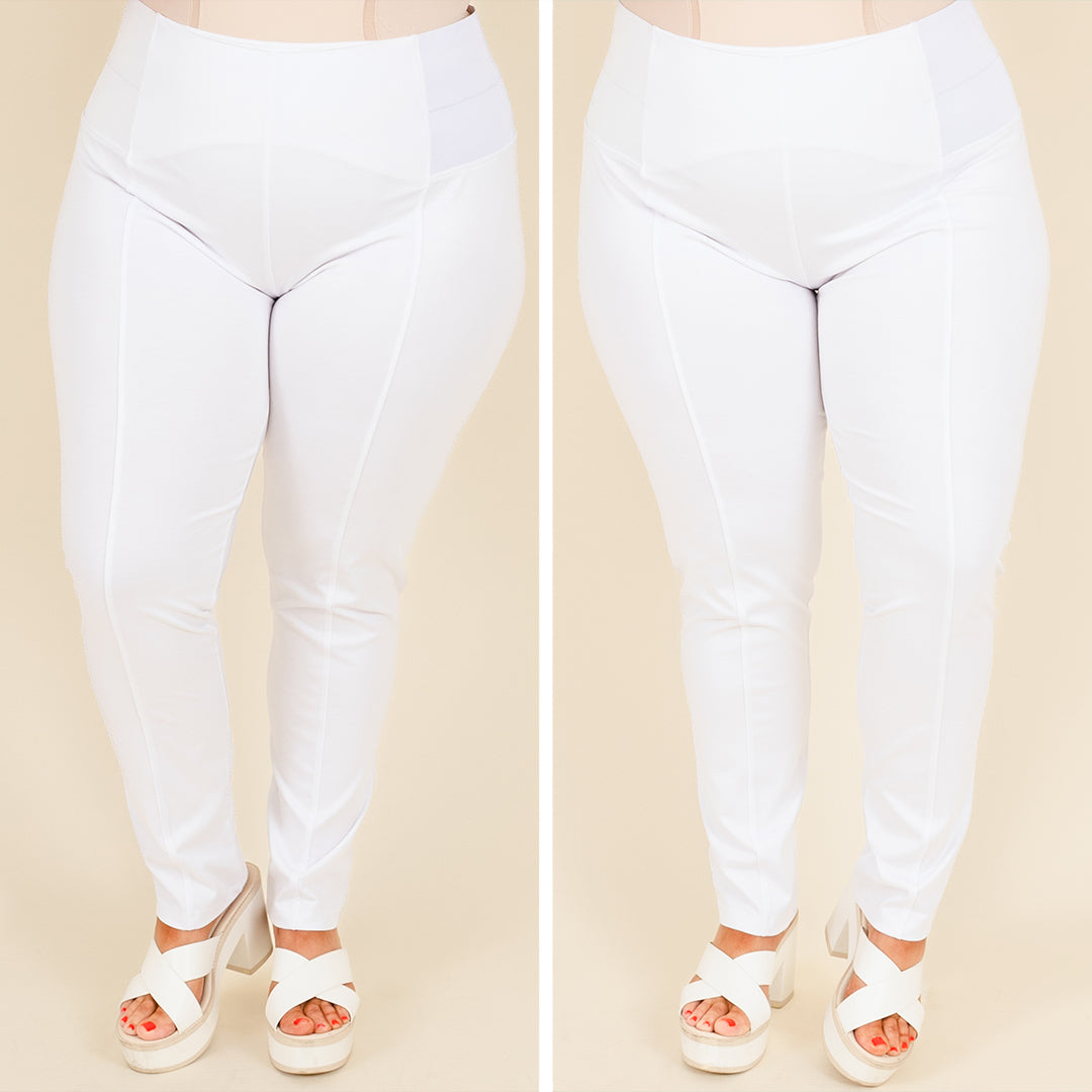 Never Doubted You Leggings. White