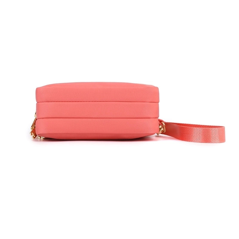 Lightweight Water-repellent Nylon Cloth Bag Casual Shoulder Crossbody Bag Mobile Phone Bag Fashionable Shopping Bag