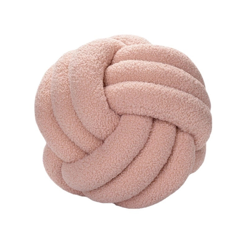 Fashion Solid Color Plush Throw Pillow