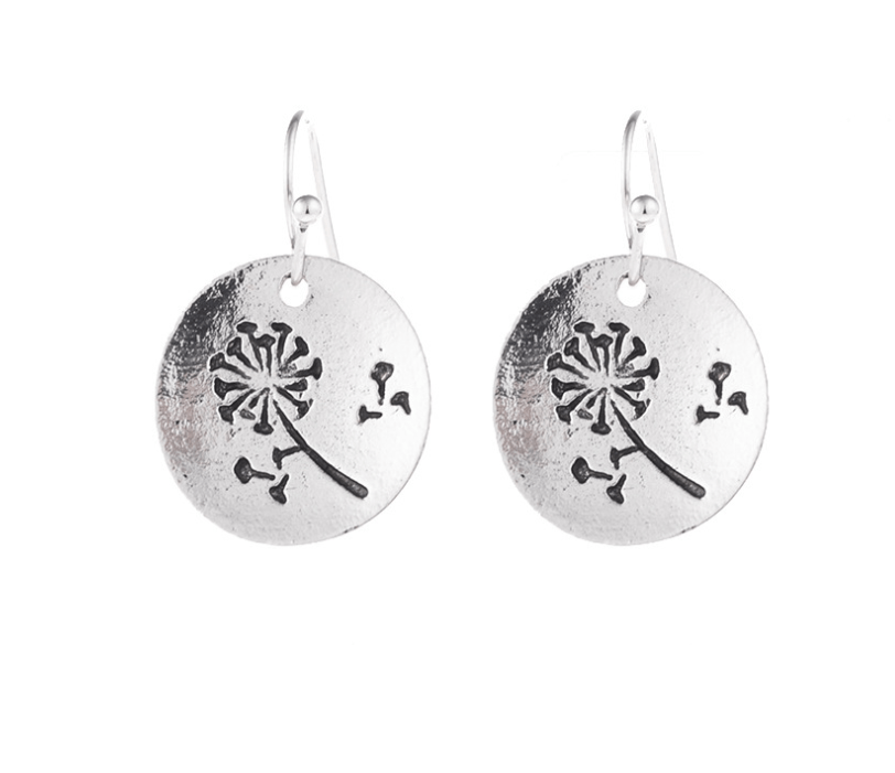 Nature-inspired Dandelion Earrings
