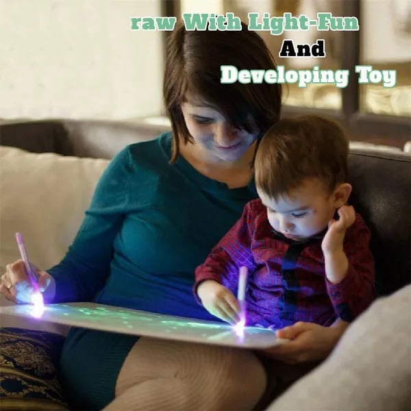 🔥BIG SALE - 25% OFF🔥🔥🌟Magic LED Light Drawing Pad - Release the Creativity of Children!☀