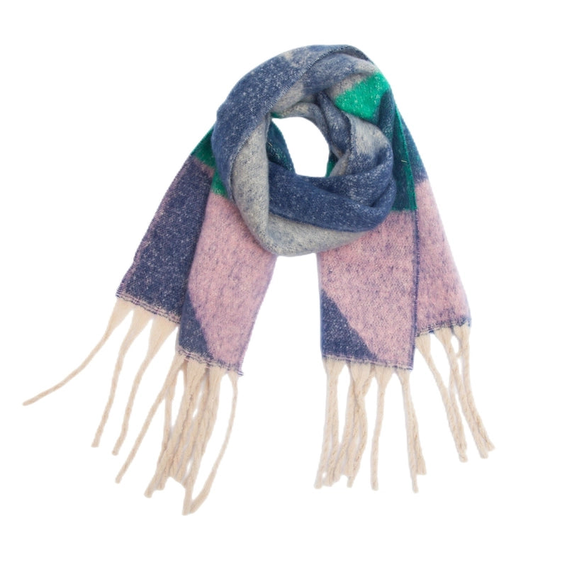 Women's Elegant Basic Streetwear Color Block Polyester Scarf
