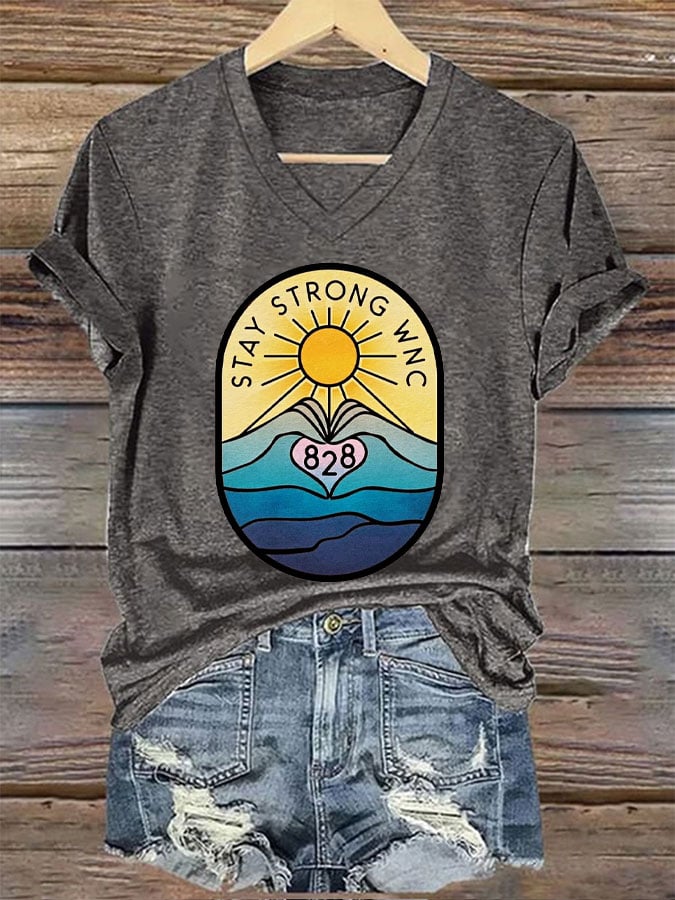 Women's Hurricane Stay Strong WNC Print T-Shirt