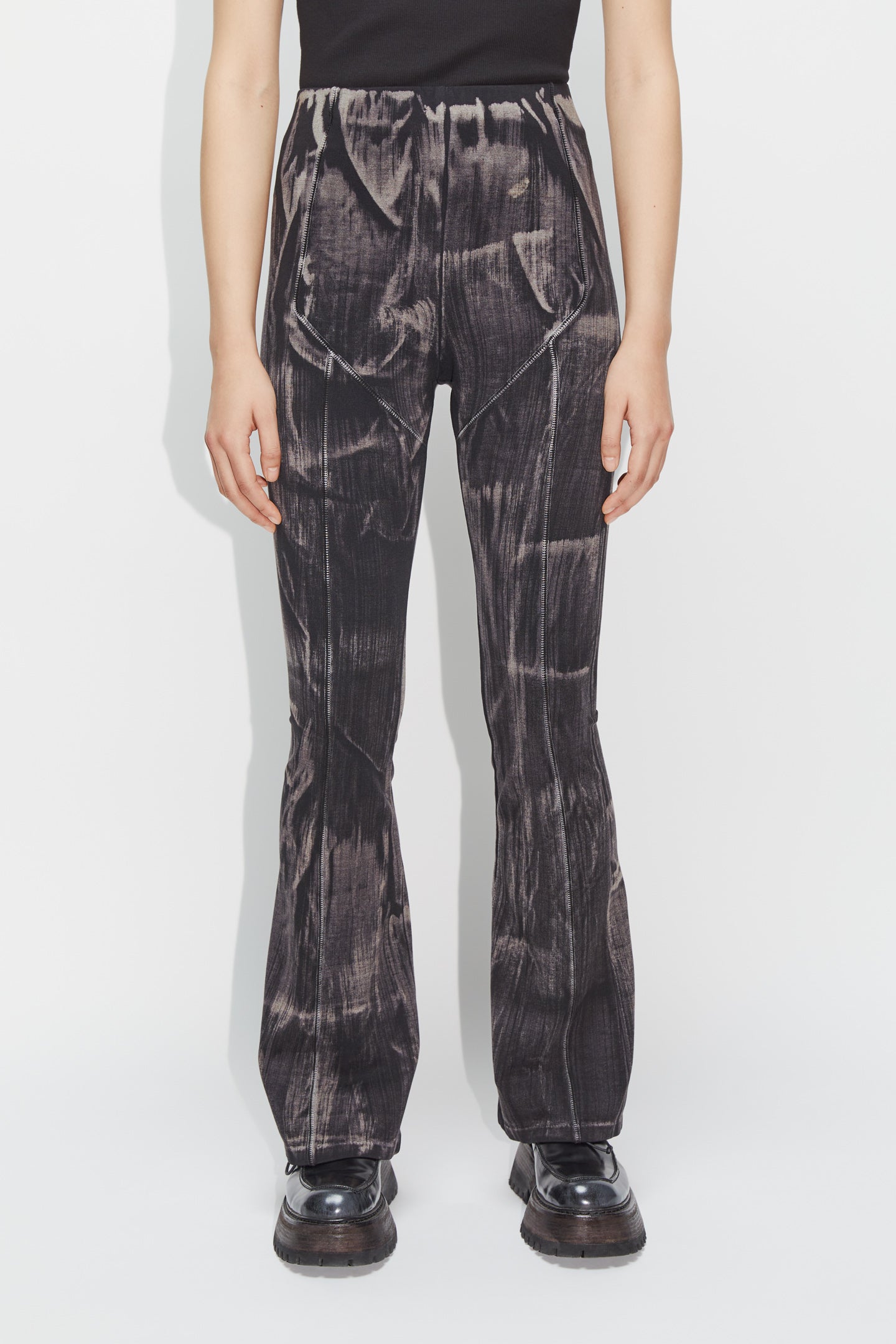 Bootcut Jersey Trousers