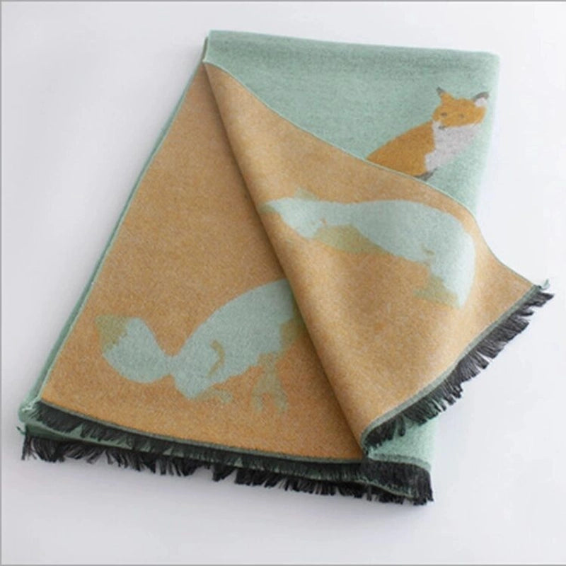 Women's Elegant Basic Animal Imitation Cashmere Scarf