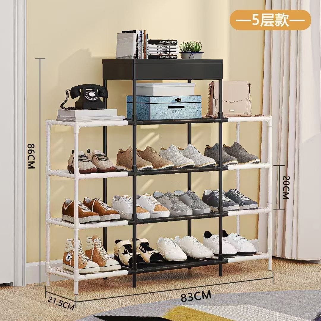 5 Layer Shelf Shoes Rack Metal