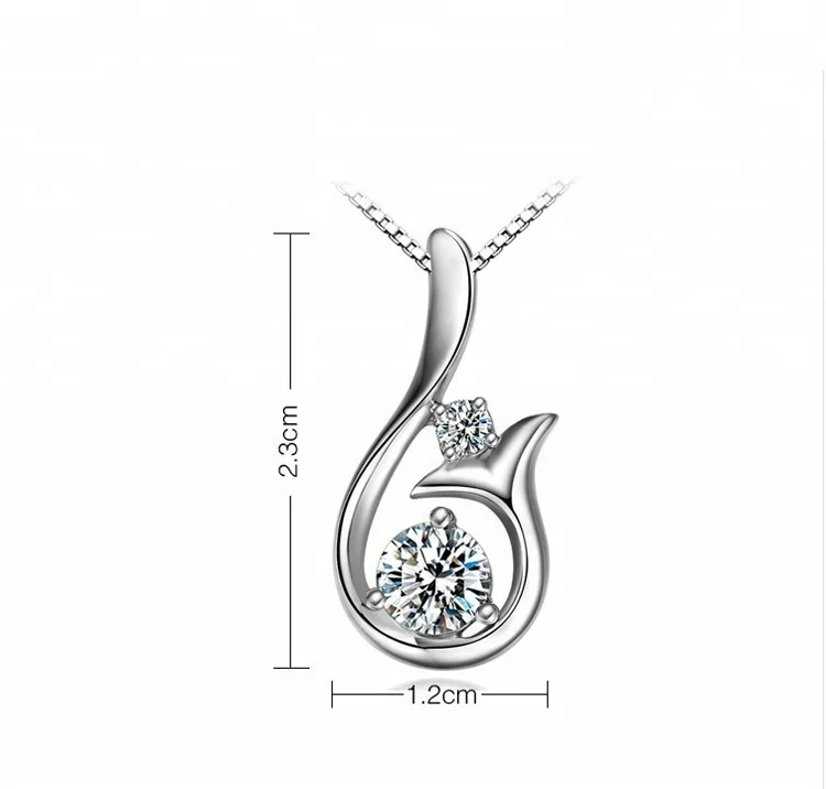 Mermaid Pendant Female Short Clavicle Chain 925 Silver Necklace yiwu Manufacturer