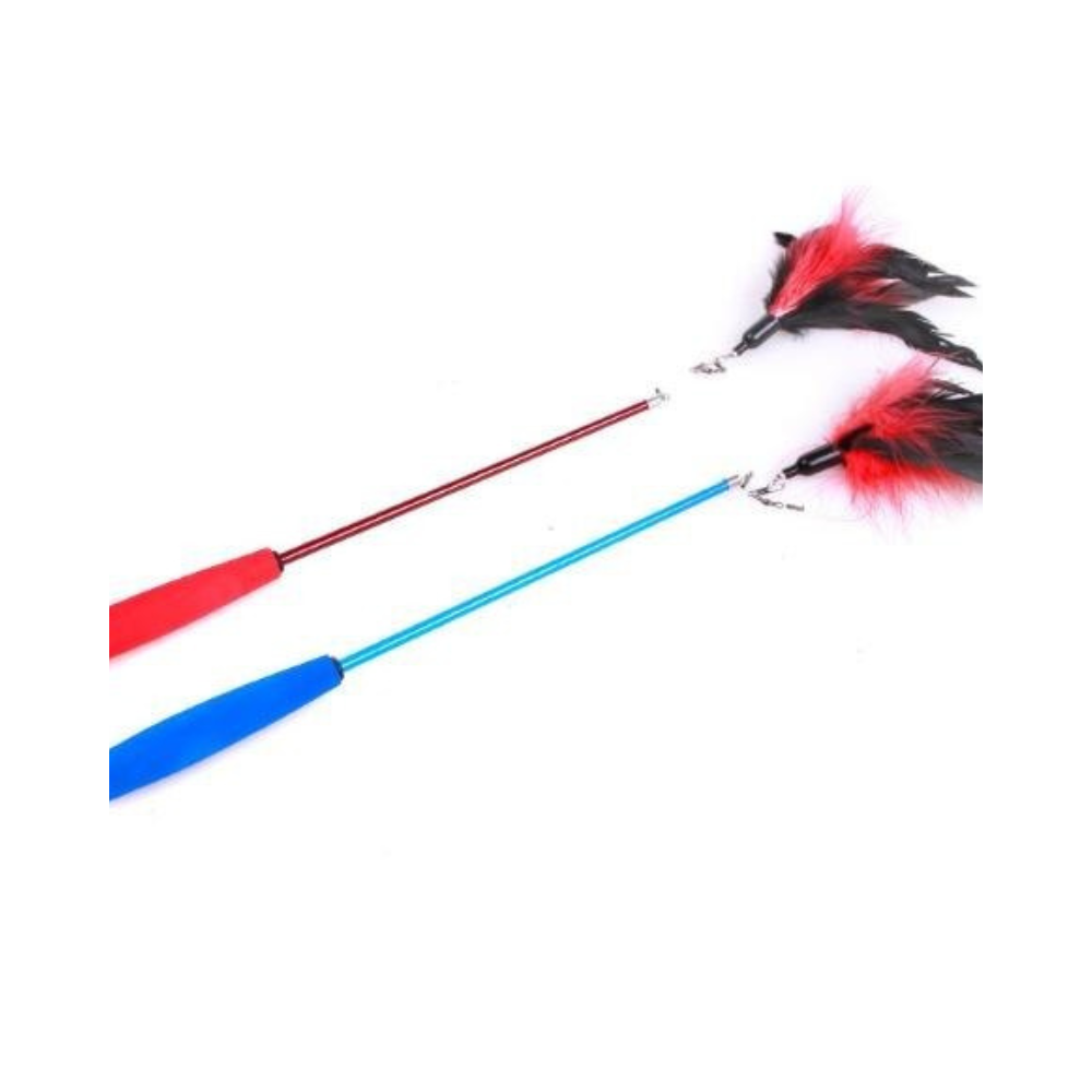 Feather Wand Plastic Toy