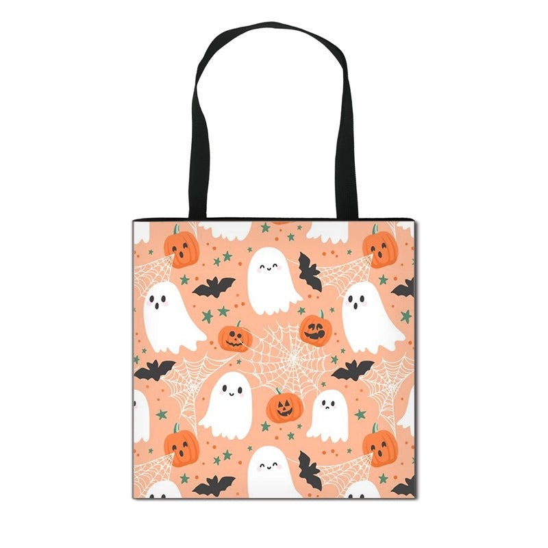 Halloween Canvas Pumpkin Cartoon Bat Cute