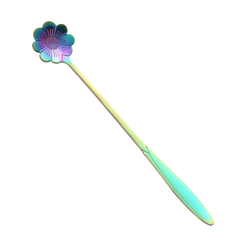Casual Flower Stainless Steel Tableware