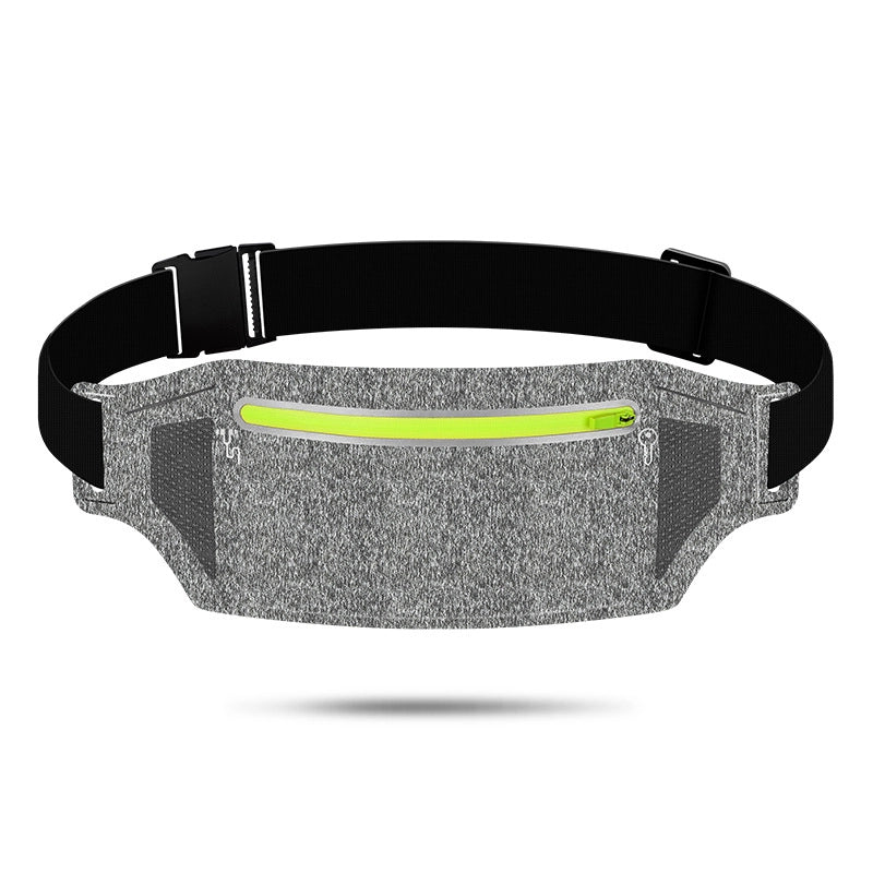 Unisex Sports Solid Color Lycra Waterproof Anti-theft Waist Bags