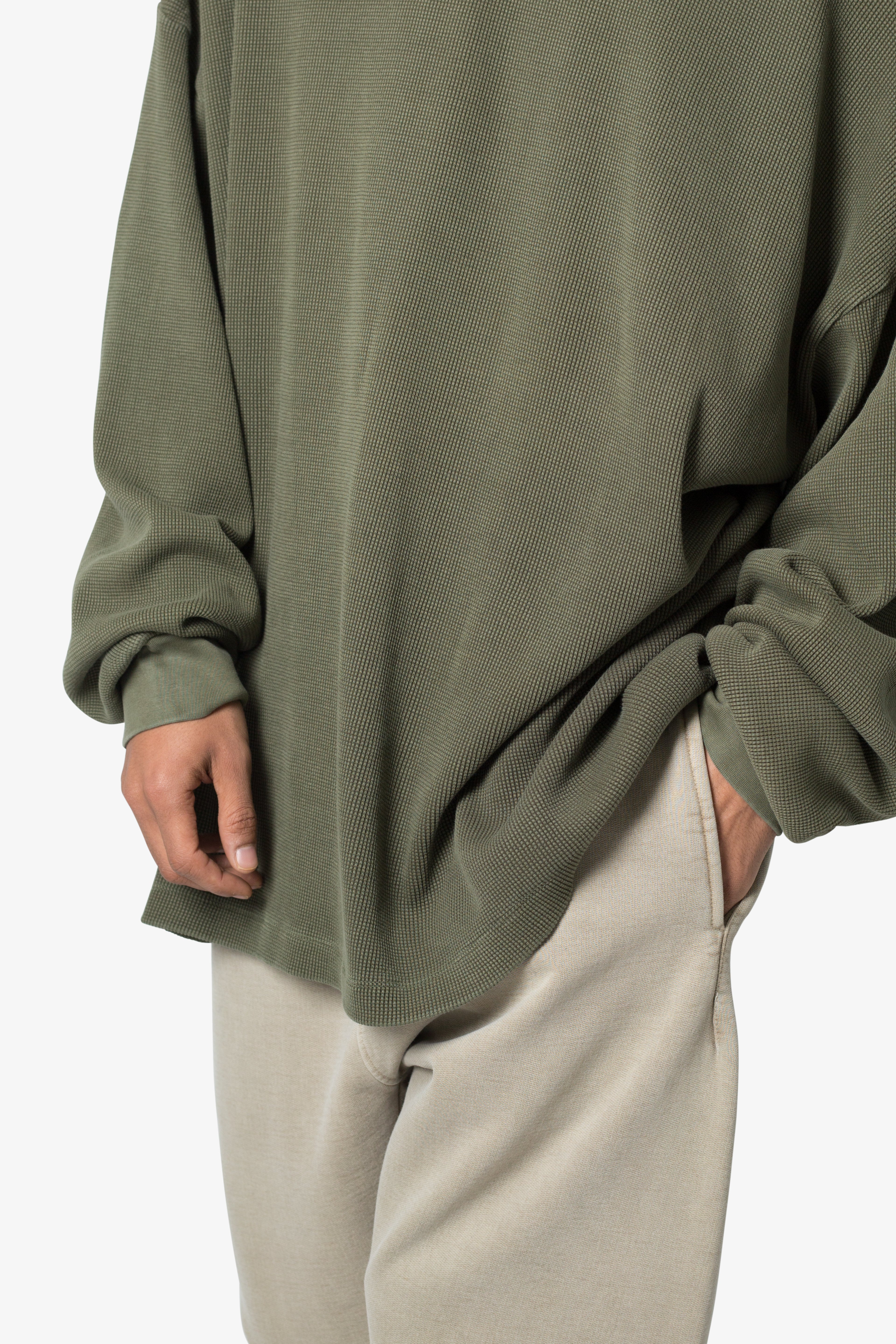 Every Day Thermal L/S Tee - Washed Olive