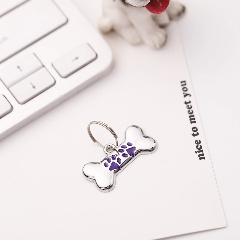 Basic Minimalist Metal Footprint Pet Accessories