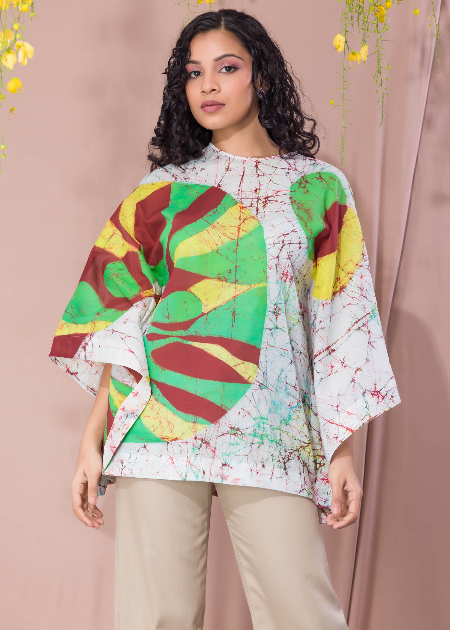 Batik Kaftan Top