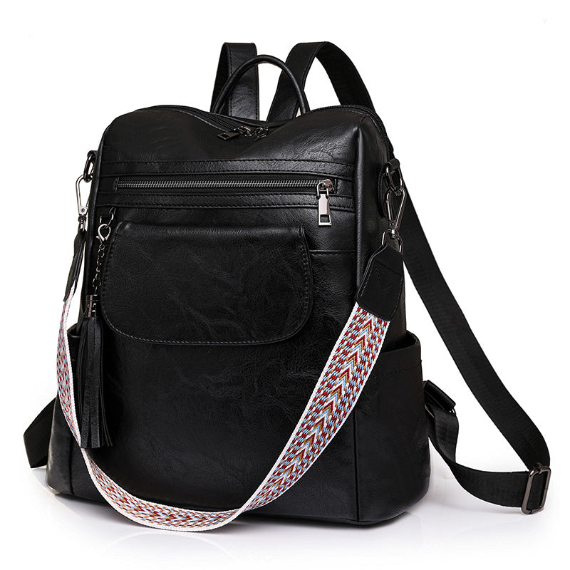 Retro Large Capacity  Women's Dual-rpose Backpack