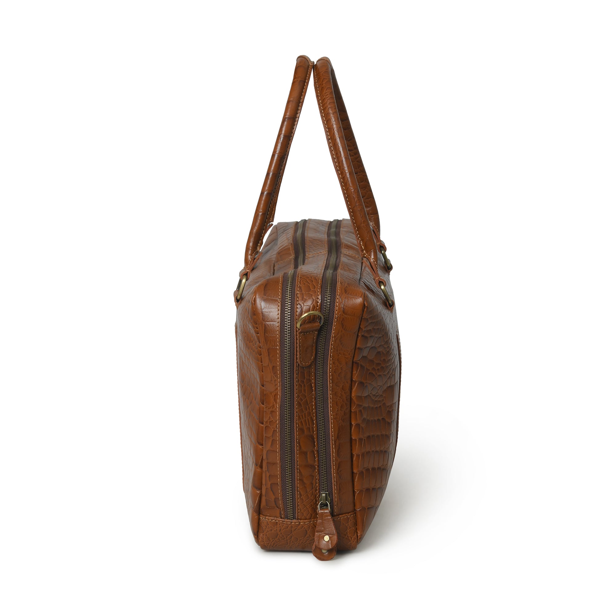 Premium Buffalo Leather Laptop Office Briefcase