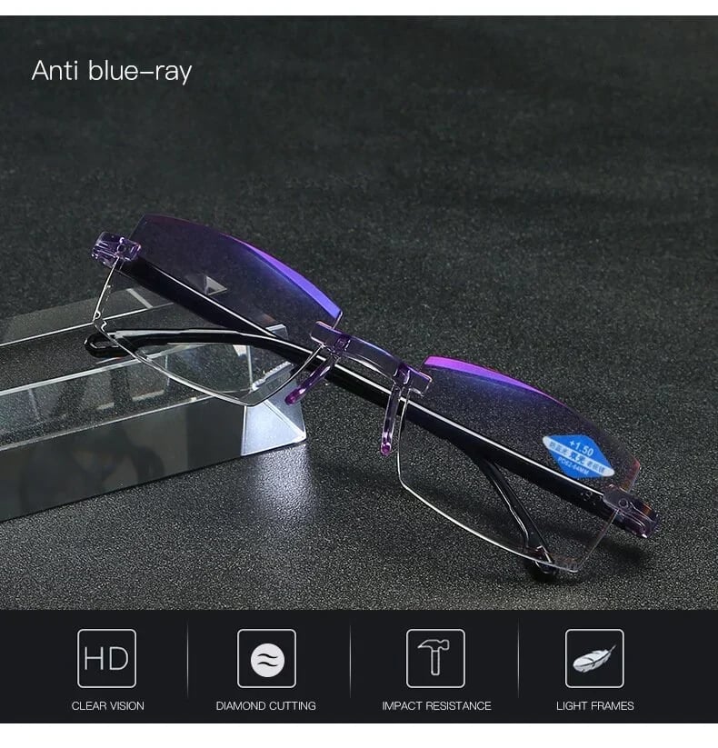 New Sapphire high hardness anti-blue Dual-Use Reading Glasses✨🔥