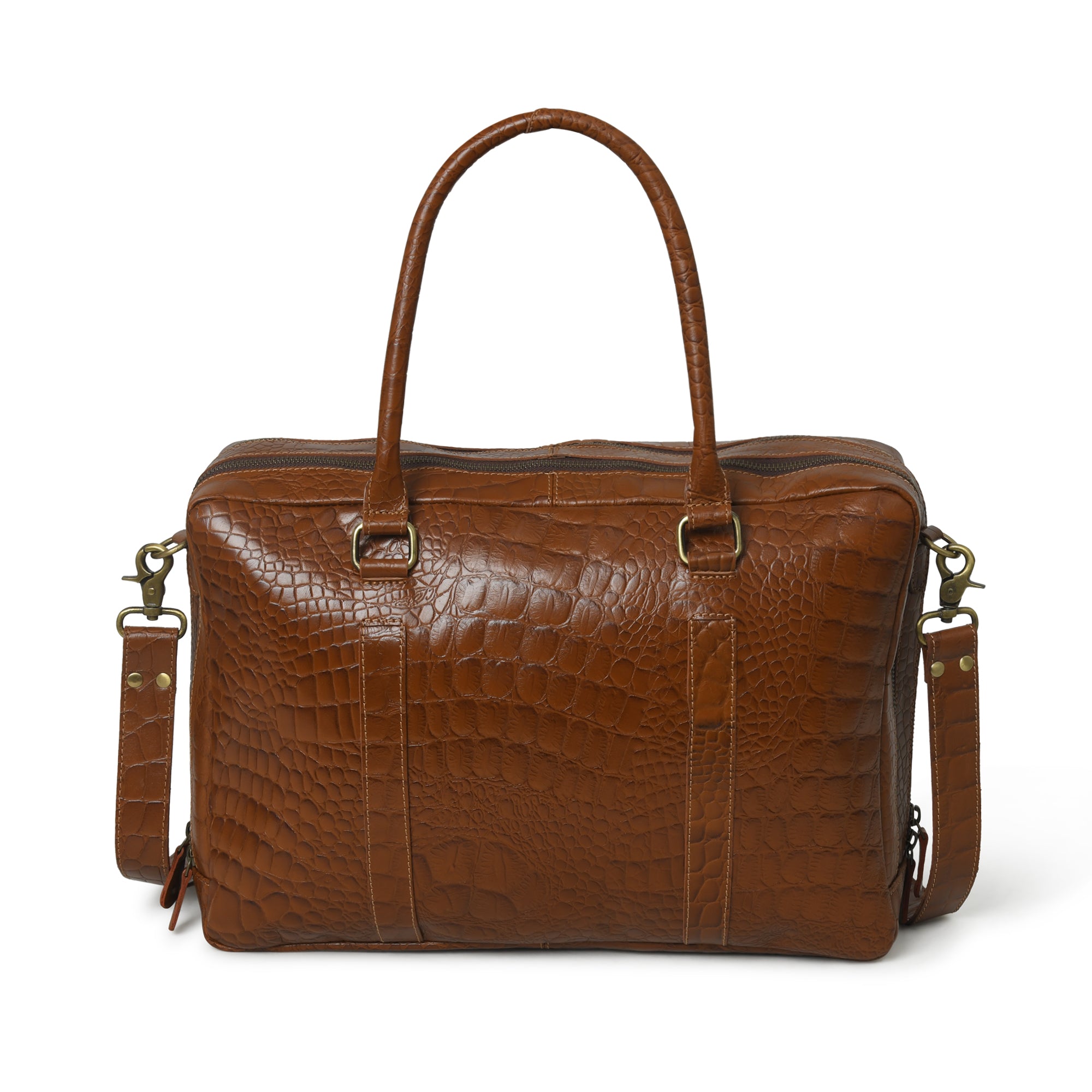 Premium Buffalo Leather Laptop Office Briefcase