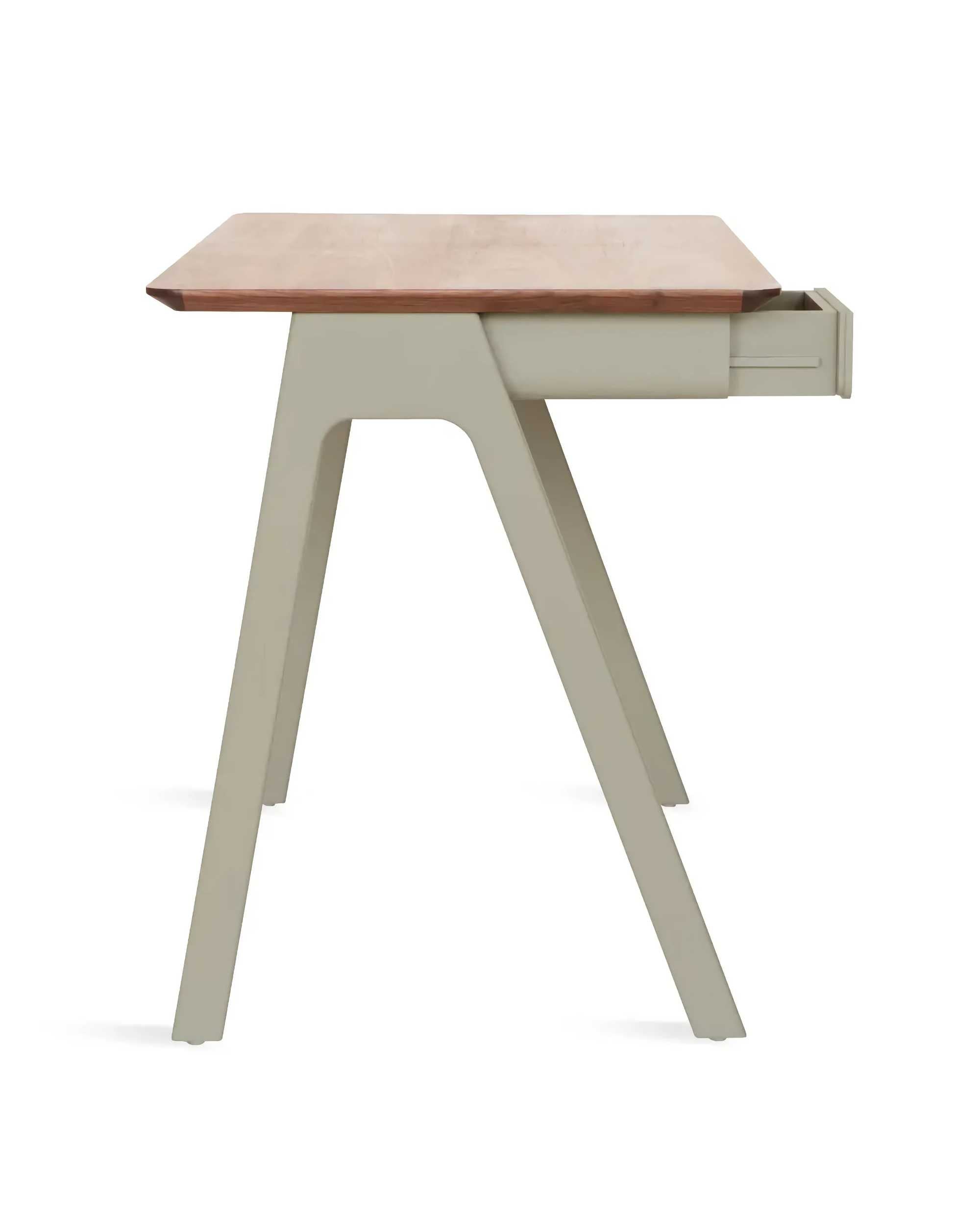 Blu Dot Stash Desk. Walnut/Putty Grey
